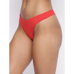 La Intimo Red Comfort Fit Panties image 3