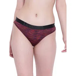 La Intimo Red Textured Bikini Panty-picture-37