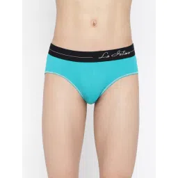 La Intimo Teal Blue Comfort Fit Briefs-picture-18