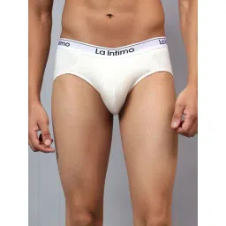 La Intimo White Comfort Fit Briefs-picture-22