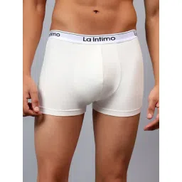 La Intimo White Comfort Fit Trunks-picture-11