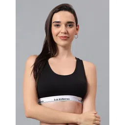 La Intimo Women Dry Fit Full Coverage Lightly Padded Sports Bra-picture-24