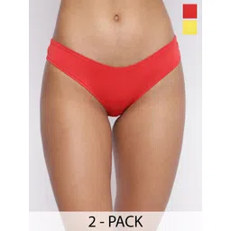 La Intimo Women Pack Of 2 Thong Briefs-image-38