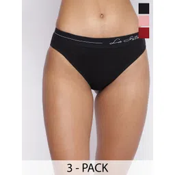 La Intimo Women Pack Of 3 Bikini Briefs LIPBR080C29B-image-34