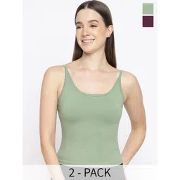 La Intimo Women Women Pack Of 2 Camisoles-picture-36