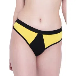 La Intimo Yellow & Black Mermaid Bikini Panty-picture-45