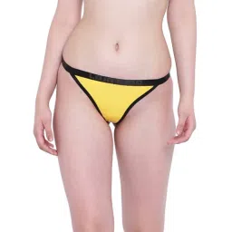 La Intimo Yellow Thong-picture-28