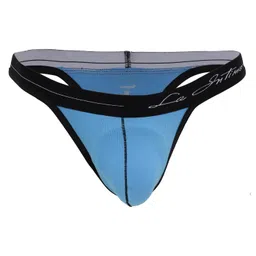 la intimo Nice Fit Anti-Microbial Thong for Man Blue image 1