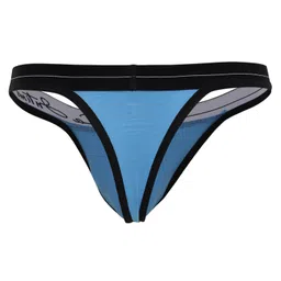 la intimo Nice Fit Anti-Microbial Thong for Man Blue image 2