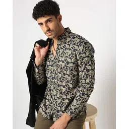 la martina All Over Printed Tailored Fit Shirt-picture-12