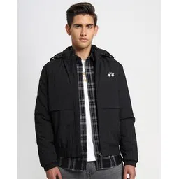 la martina Zip-Front Hooded Jacket with Brand Print-picture-18
