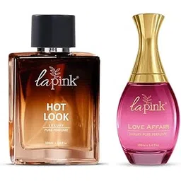 La Pink Love Affair & Hot Look Pure Perfume Gift Set | Premium Fragrance Gift for Him & Her | Luxury Long Lasting Scent with Leather, and Aquatic Notes | Ideal Gift for Special Occasions | 100ml each-picture-30
