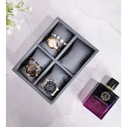 la trove Grey 4 Slot Watch Tray-picture-37