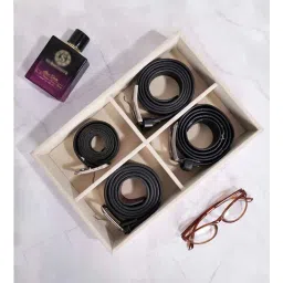 la trove Pink 4 Slot Belt Tray Display Of Premium Big Buckle Belts-picture-25