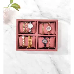 la trove Pink 4 Slot Watch Tray-picture-23