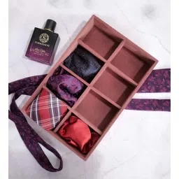 la trove Pink Drawer 8 Grids Tie Pocket Square Storage Organizer Trays-picture-15