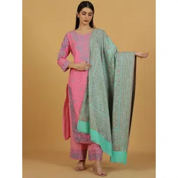 La Vastraa Women Floral Woven Design Shawl-picture-25