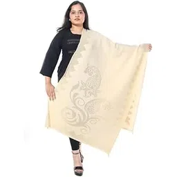 la velora Woolen knitted Winter Wear Shawl for Women | Poncho for women's | Wrap | Shimer Poncho with Acro Wool and Fancy Glitter Yarn Geometric-Floral Jacquard-picture-45