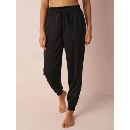 La Vie En Rose Black Plain Pyjamas-picture-40