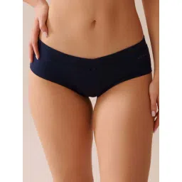 La Vie En Rose Blue Cotton Panties-image-35