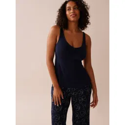 La Vie En Rose Blue Rayon Camisole-picture-30