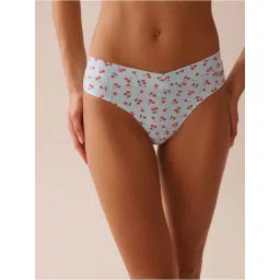 La Vie En Rose Blue Regular Fit Printed Panties-image-48
