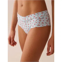 La Vie En Rose Blue Regular Fit Printed Panties-image-42