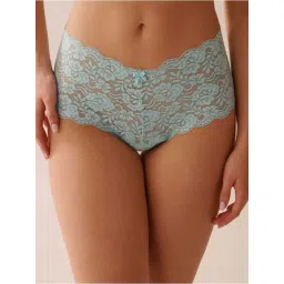 La Vie En Rose Blue Regular Fit Self Pattern Panties-image-44