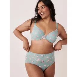 La Vie en Rose Floral Printed Lightly Padded Bra 10200156-image-12