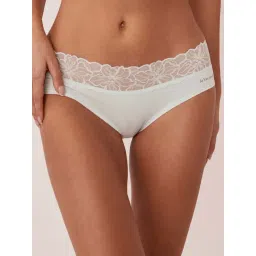 La Vie En Rose Green Cotton Lace Work Panty-image-47