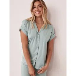 La Vie En Rose Grey Plain Shirt-picture-35