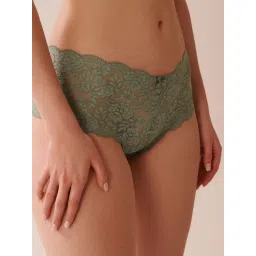 La Vie En Rose Lace Cheeky Panty Green-picture-22