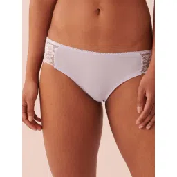 La Vie En Rose Lilac Cotton Lace Work Panty-picture-22