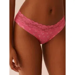 La Vie En Rose Pink Band Det Printed Cheeky Panty-picture-33