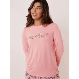 La Vie En Rose Pink Printed Sweatshirt-picture-17