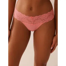 La Vie En Rose Pink Self Pattern Panties-picture-25