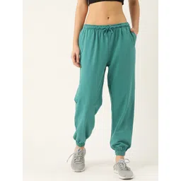 Laabha Women Blue Solid Joggers-picture-23