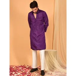 Laalzari Men Crepe Kurta-picture-11