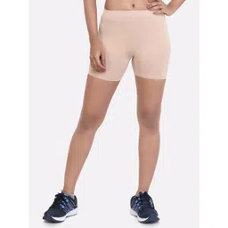 laasa  sports LAASA SPORTS Women Beige Skinny Fit Training or Gym Sports Shorts-picture-16