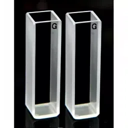 Lab Junction 10 mm Path Length 3.5 ml Capacity Glass Cuvette for Spectrophotometer Pack of 2 Pcs-picture-37