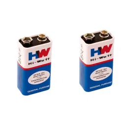 Lab Junction 9 V Zinc Carbon Hi Watt Battery for Electronic Devices LJ-6F22 Pack of 2 Pcs-picture-13