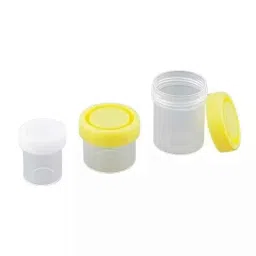 Lab Plus Specimen Container 60ml Polypropylene Yellow, LP-5582 (Pack of 100)-picture-36