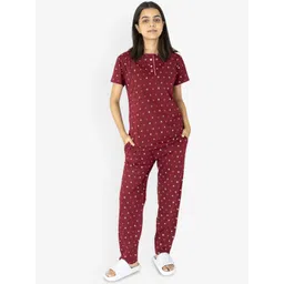 LABEL MY Women Pure Cotton Night suit-picture-10