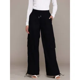 Label Ritu Kumar Black Fitted Trousers-picture-27
