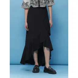 Label Ritu Kumar Black Maxi Skirt-image-13