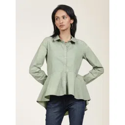 Label Ritu Kumar Green Shirt-picture-30