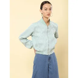 Label Ritu Kumar Mint Green Self Jacket-picture-47