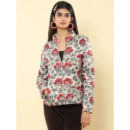 Label Ritu Kumar Multicolor Floral Print Jacket-picture-15