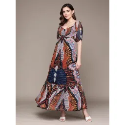 Label Ritu Kumar Multicolor Printed Maxi Dress-picture-23