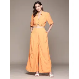 Label Ritu Kumar Orange Top With Palazzos-picture-28